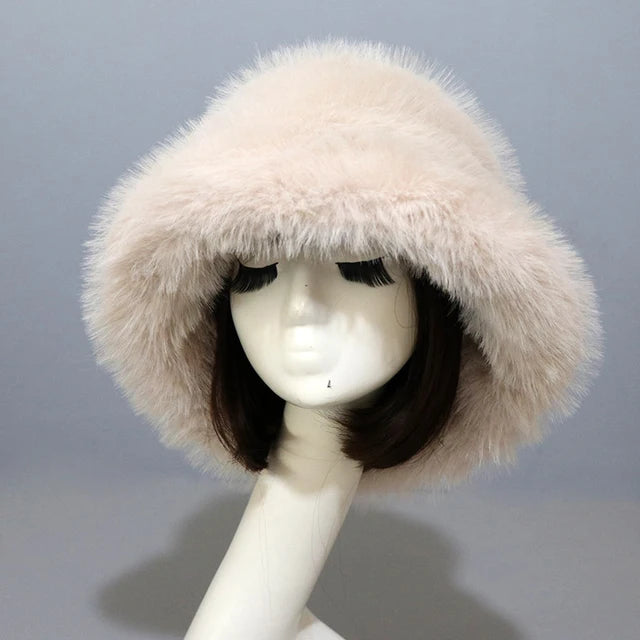 Dearly™ Faux Fur Bucket Hat