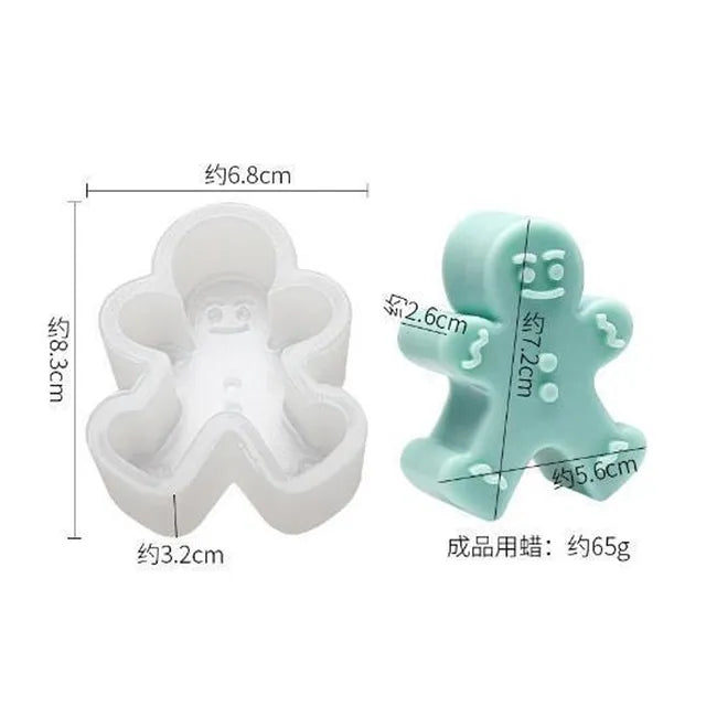 Dearly™ ADD-ON Christmas Series Silicone Candle Mold 15% OFF TOTAL (OPTIONAL)