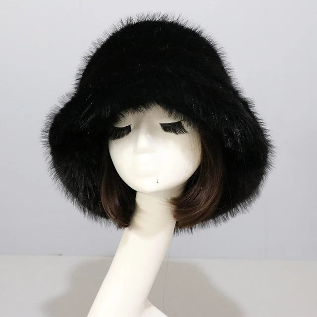 Dearly™ Faux Fur Bucket Hat