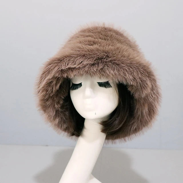 Dearly™ Faux Fur Bucket Hat