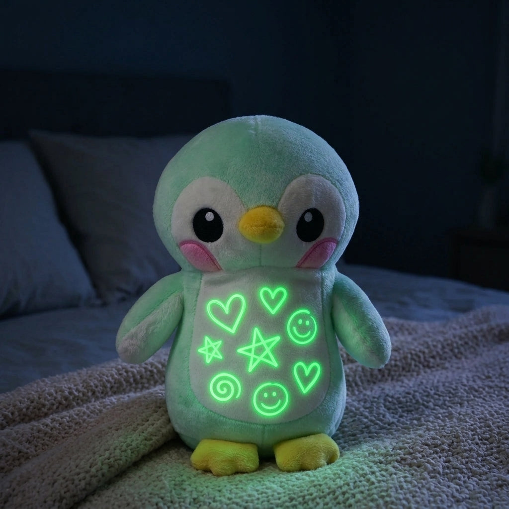Glow Friends™ – Peluche Mágico con Lápiz de Luz que Brilla en la Oscuridad