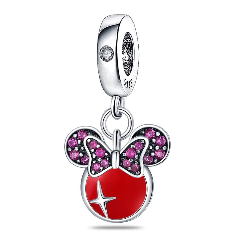 Minnie Mouse Charm Rojo