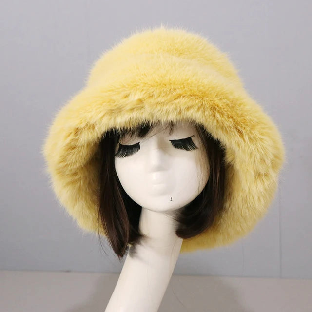 Dearly™ Faux Fur Bucket Hat