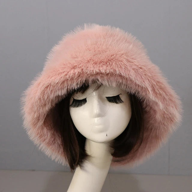 Dearly™ Faux Fur Bucket Hat