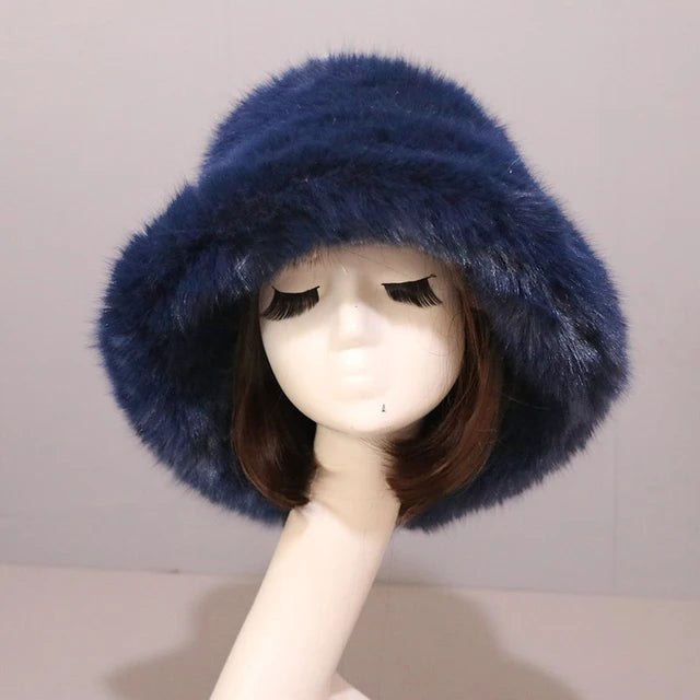 Dearly™ Faux Fur Bucket Hat