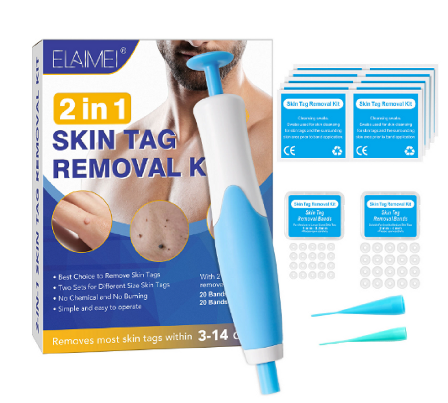 Dearly™ 2-in-1 Skin Tag Remover Kit