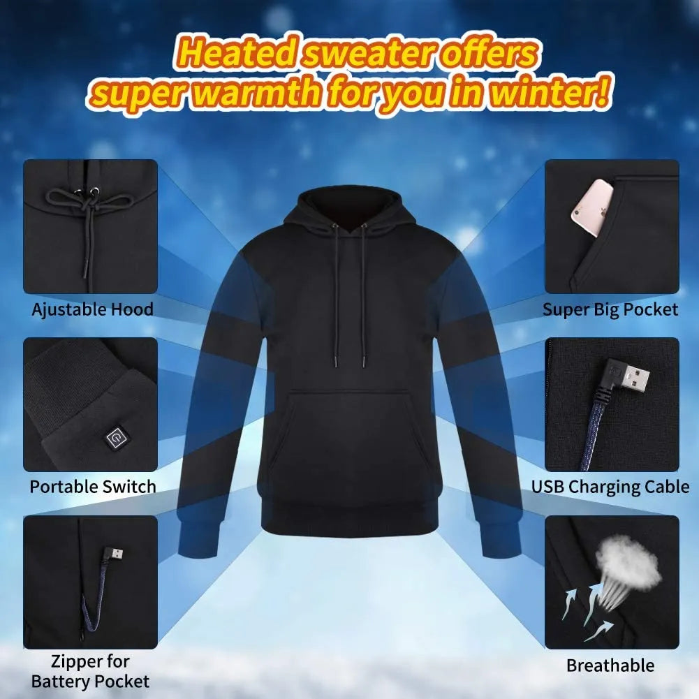 Dearly™ USB Heating Hoodies