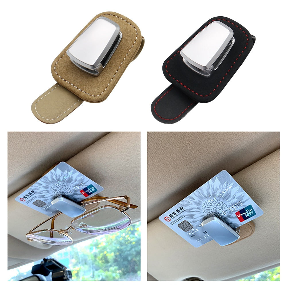 Dearly™ Car Sun Visor Sunglasses Holder